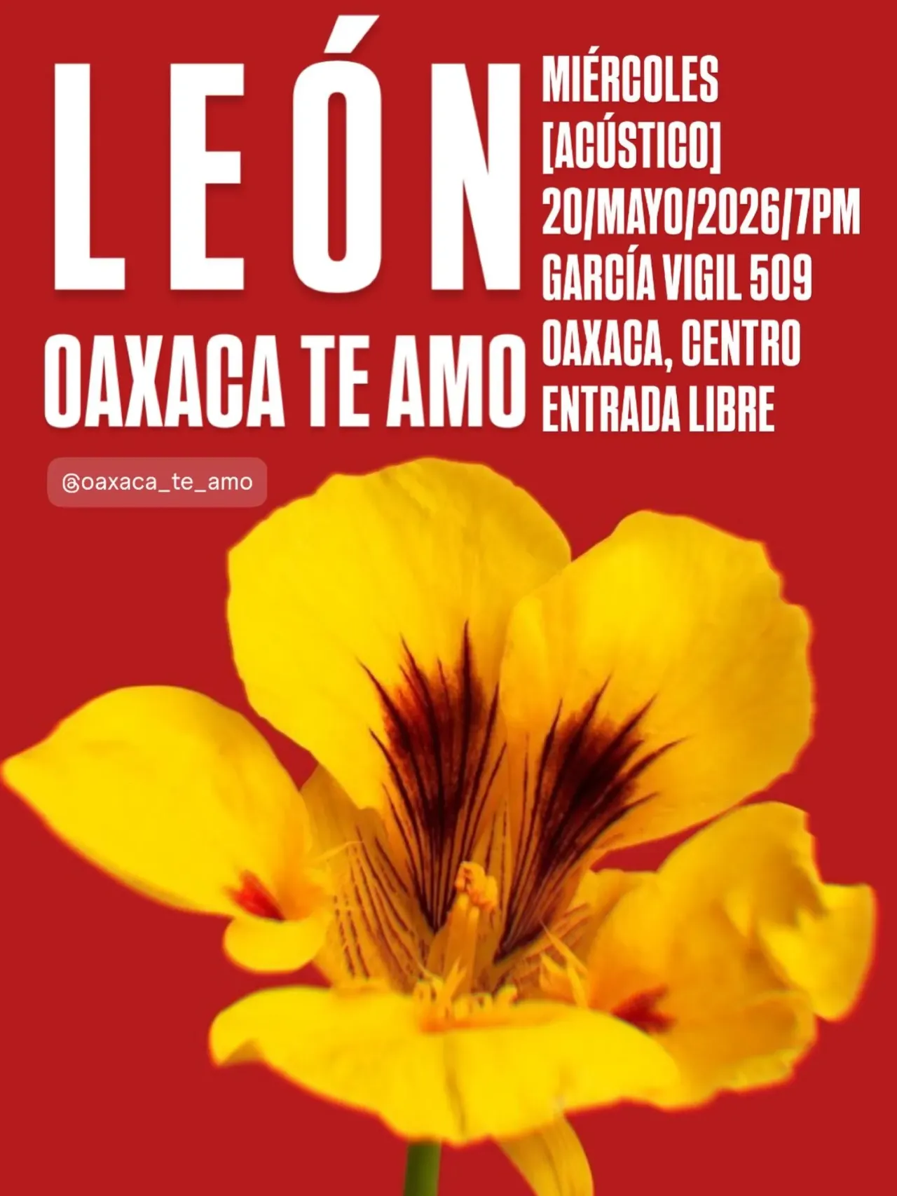 LEÓN OAXACA I LOVE YOU