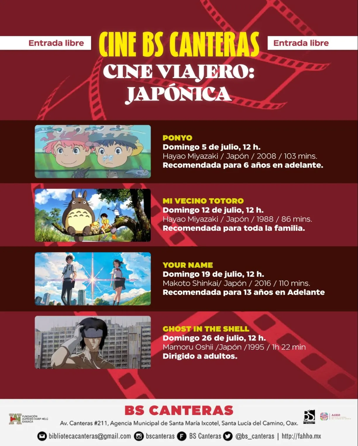 CINE BS CANTERAS CINE VIAJERO: JAPÓNICA