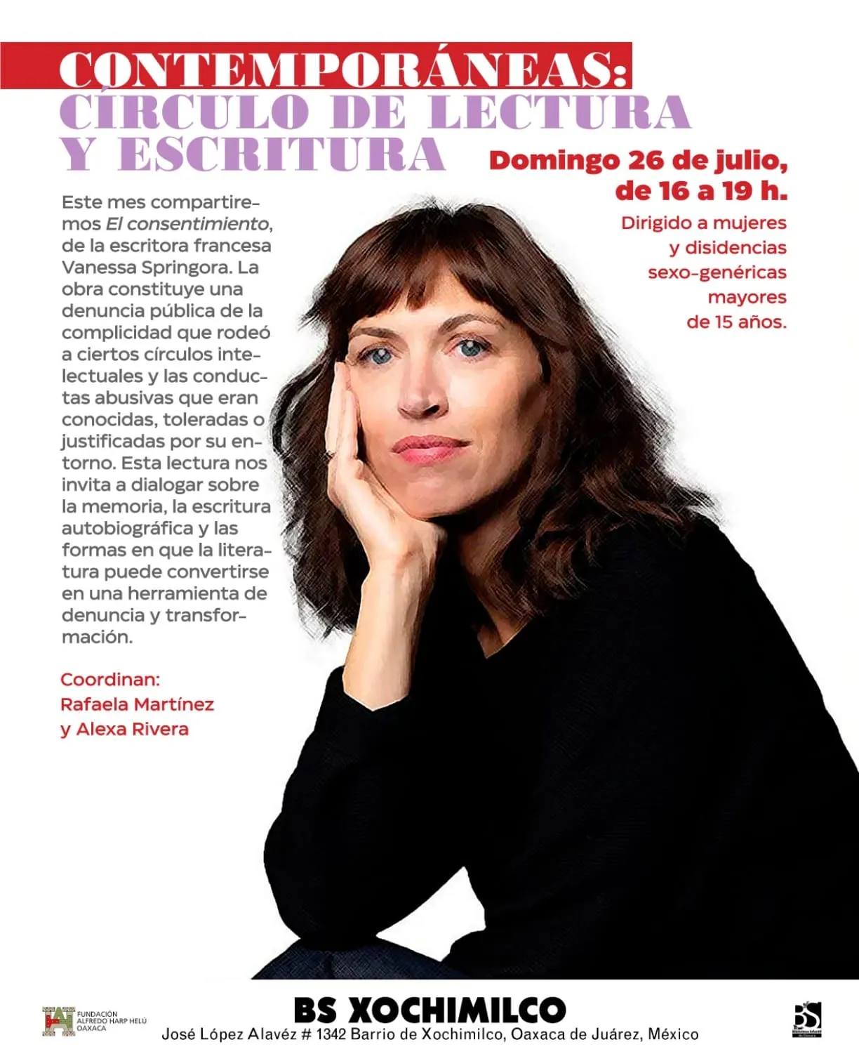 CONTEMPORÁNEAS: CÍRCULO DE LECTURA Y ESCRITURA