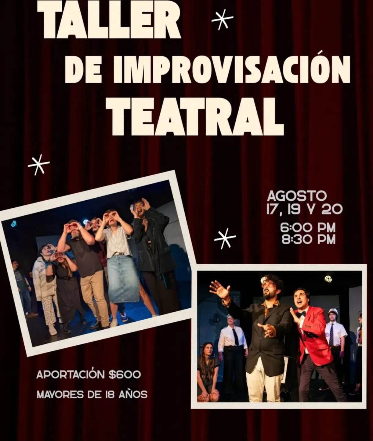 Theatrical Improvisation Workshop
