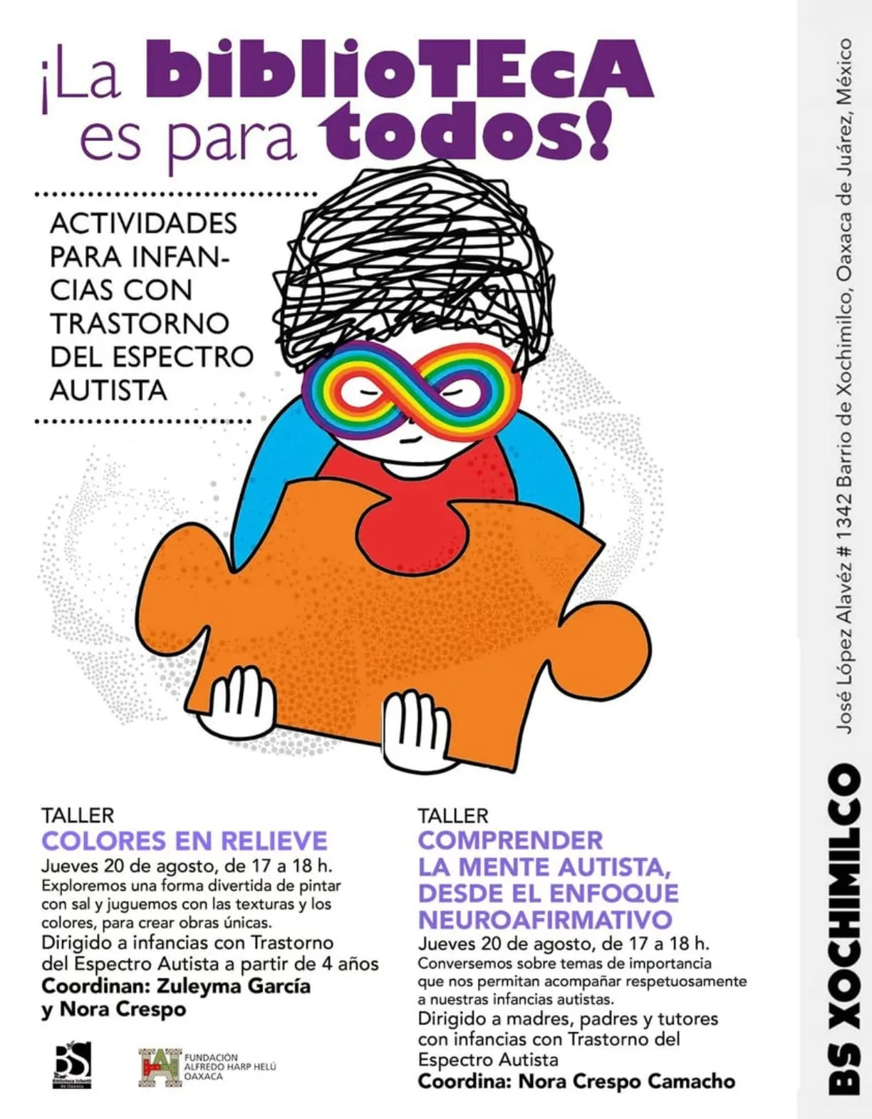 ¡La biblioteca es para todos! Actividades para infancias con TEA
