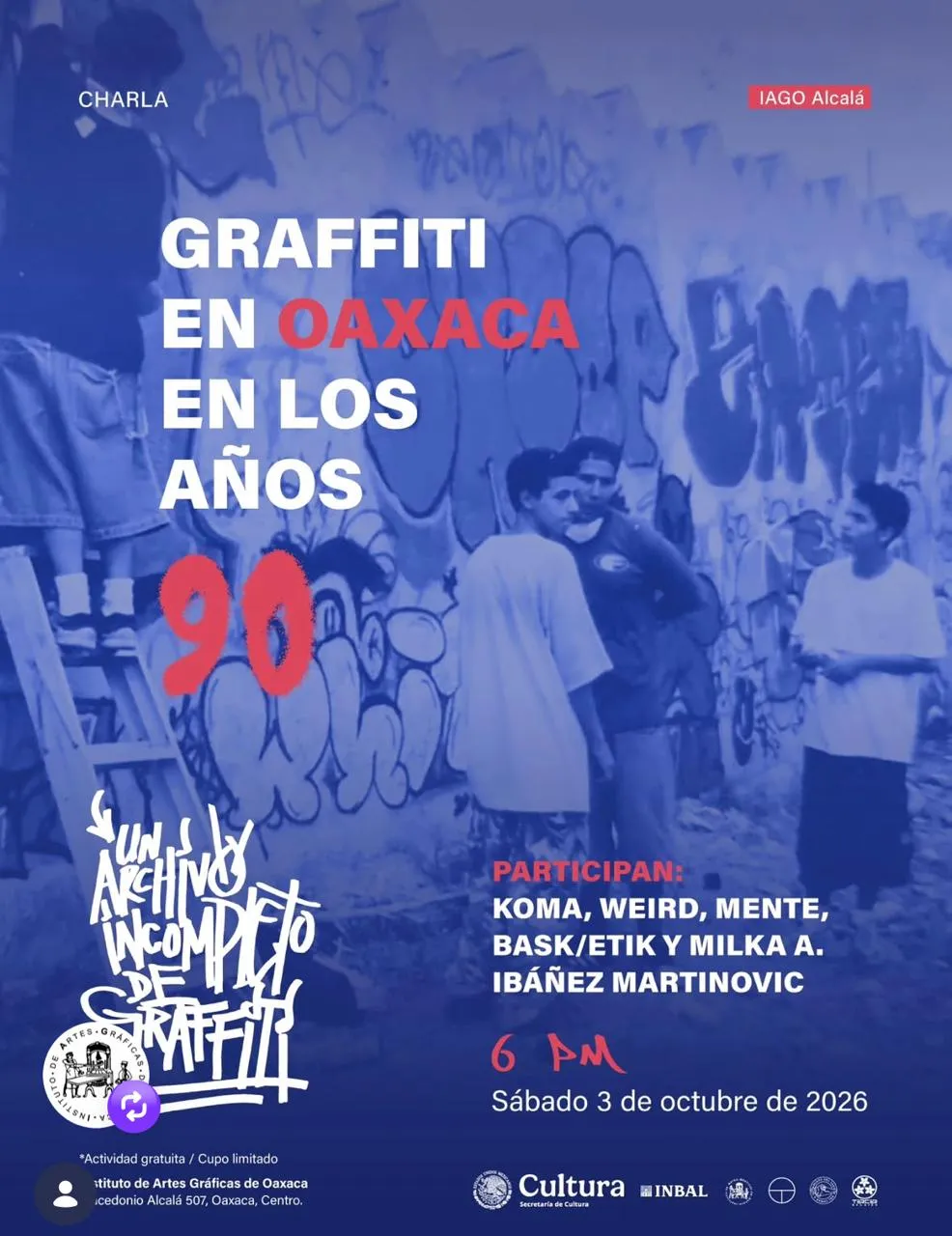 Talk: Graffiti in Oaxaca in the 90s