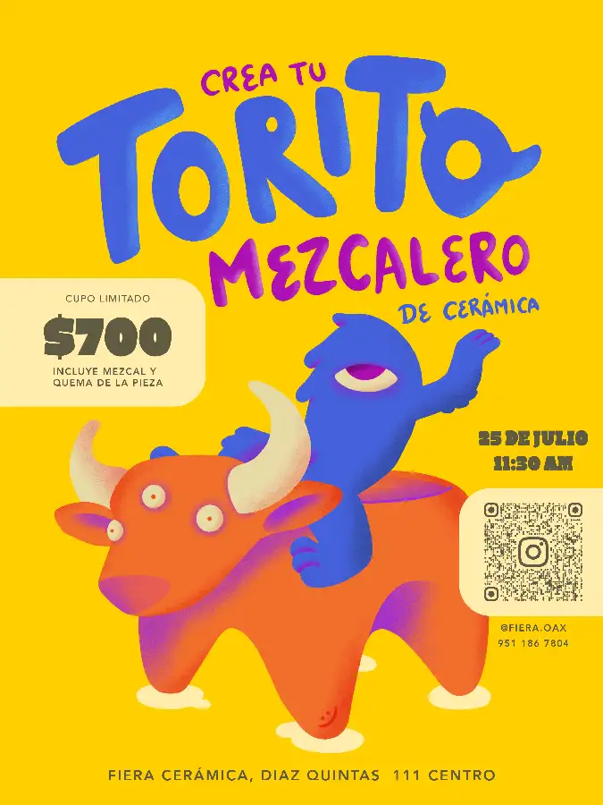 CREA TU TORITO MEZCALERO DE CERÁMICA