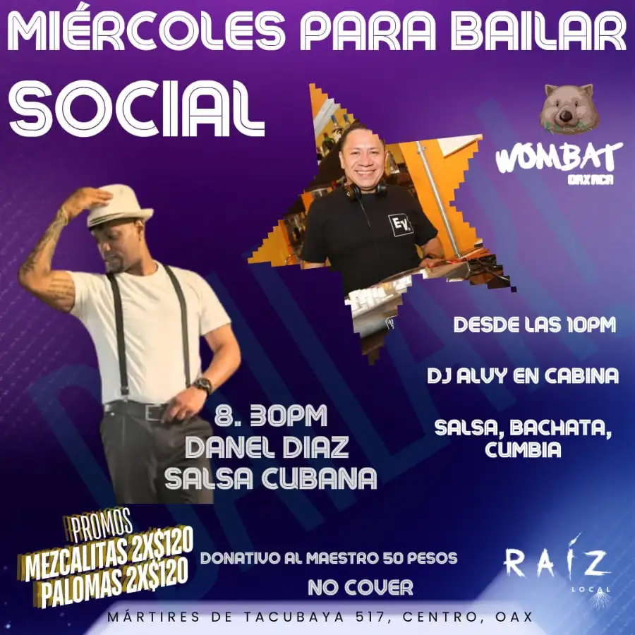 Wednesday for Social Dancing