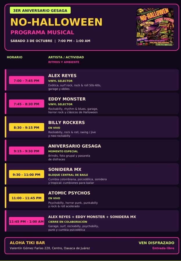 3rd GESAGA Anniversary No-Halloween Musical Program