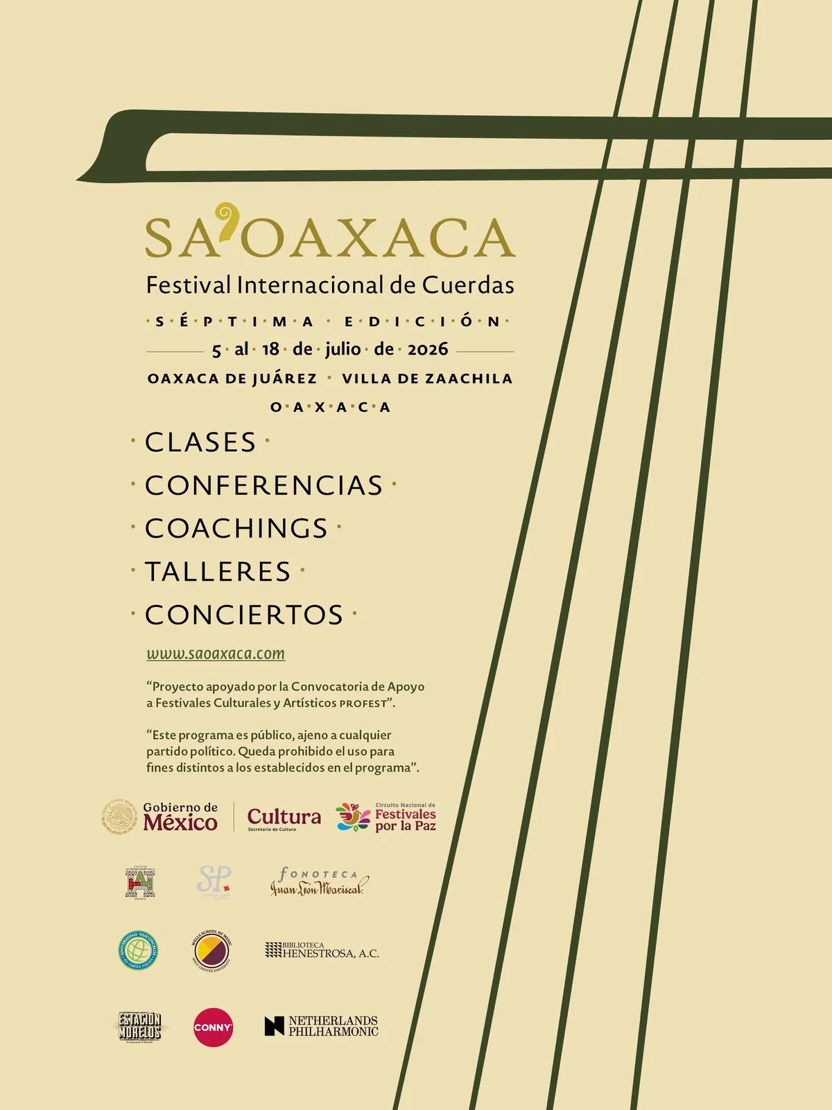 SA'Oaxaca International String Festival