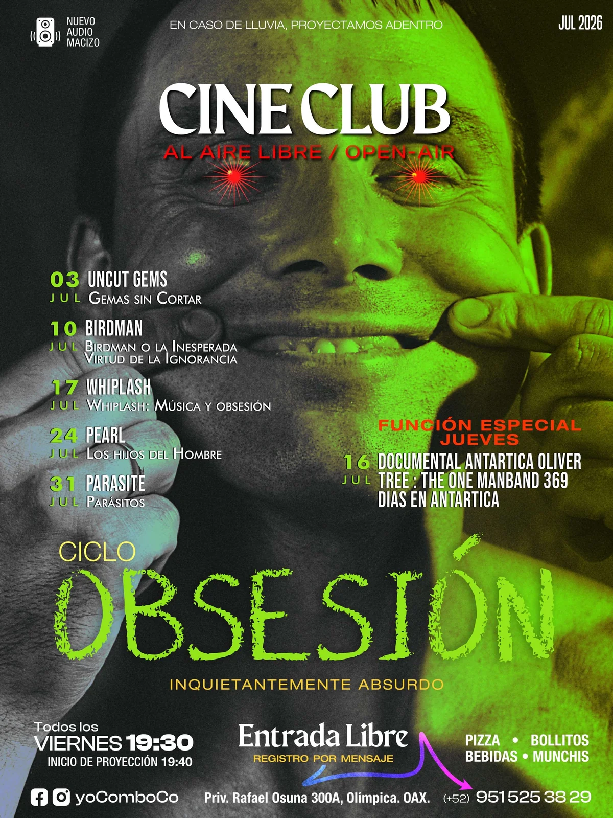 Ciclo de Cine: Obsesión